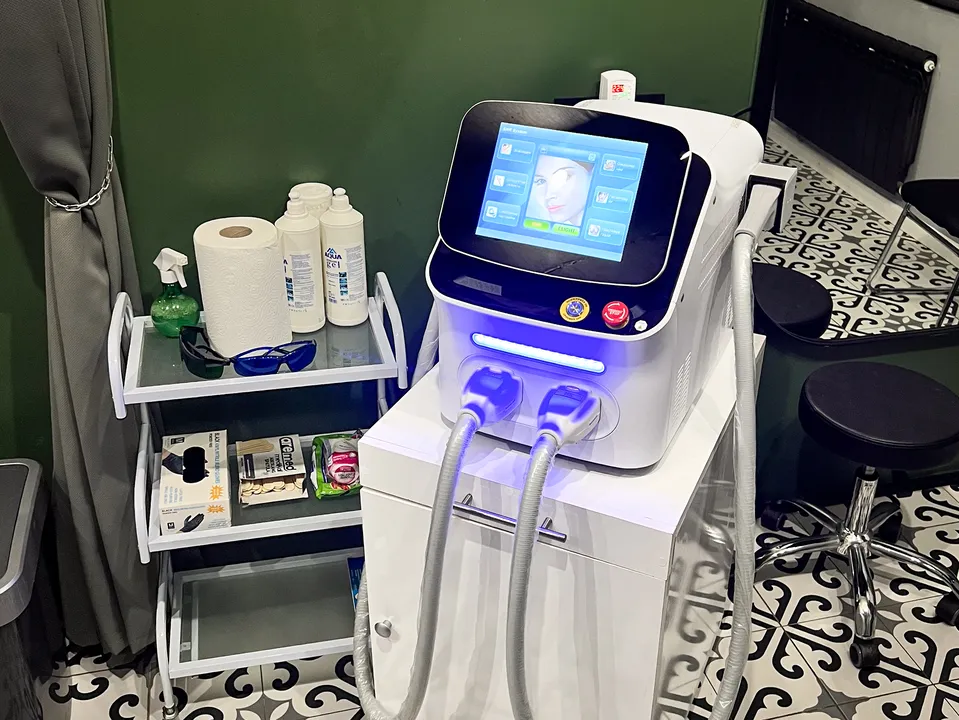 Elos laser epilation device